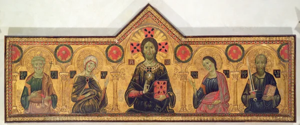 The Redeemer, Virgin and Saints